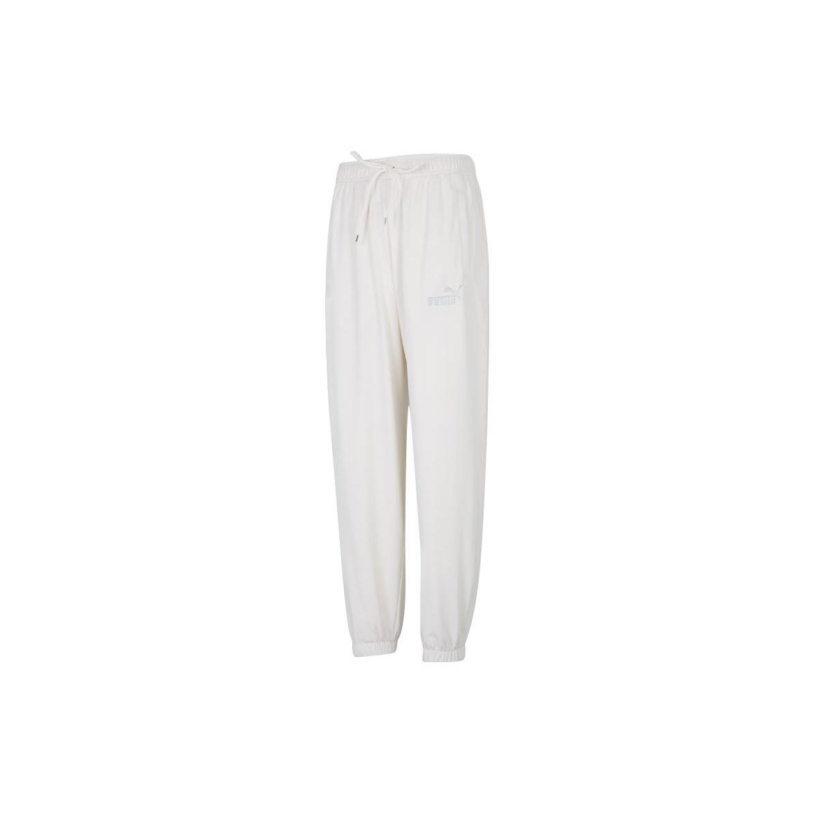 PUMA Casual Track Pants White Men s 671930-65 S