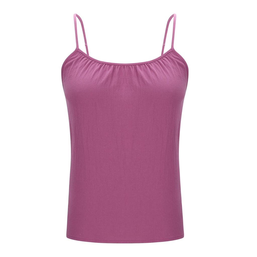 Women Sleeveless Camisole Casual Loose Fit  Linen Tank Tops