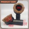 Vacuum Dust Brush Attachment Household Lightweight Round Replacement Easily Install Versatile