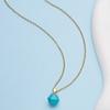 Natural Stone Neckalce Irregular Natural Stone Crystal Pendant Necklace Natural crystal pendant section hexagonal clavicle chain