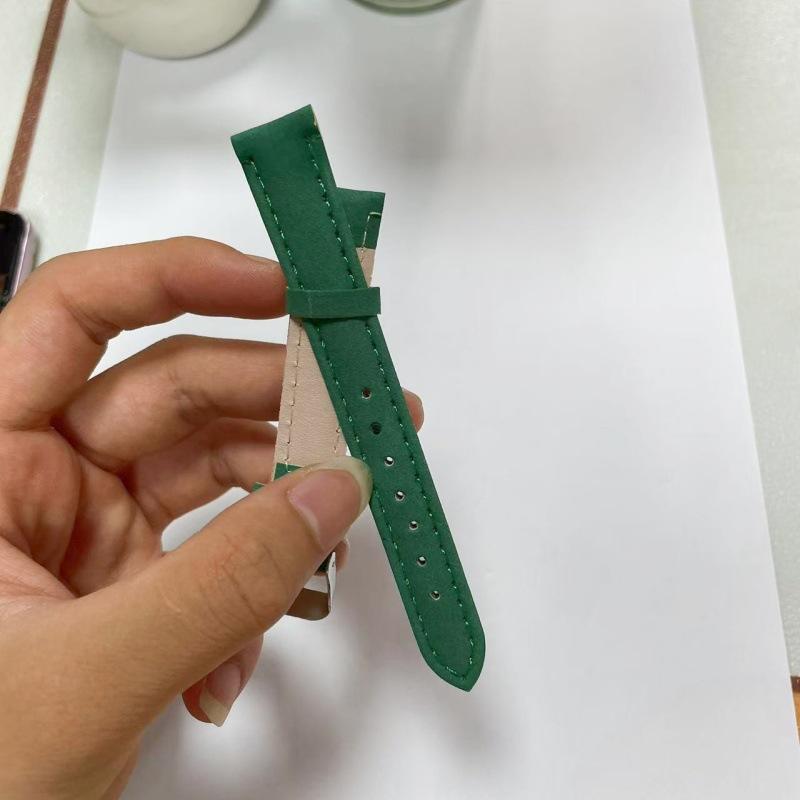 Uhrenzubehör, Unisex Buntes Lederarmband PU-Lederarmband, Studenten Dornschließe Lederarmband Armband