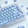 135Keys Crystal Purple Keycap Jelly Pc Oem 2.25/2.75U Space Bar Iso Layout Alice For Aula F75/F99/F75Pro Translucent Keycap
