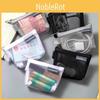 Mesh Portable Cosmetic Organizer Travel Bag Multiuse Cube Design Makeup Storage