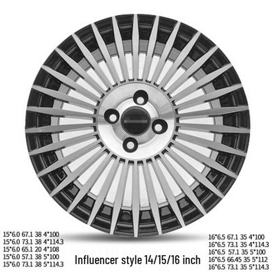 Compatible with 14-15 inch Toyota Yaris, Vios, Corolla and more for alloy wheels, steel rims, and tire modifications.