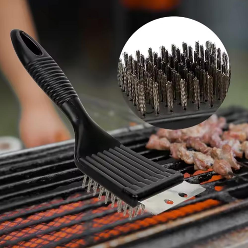 Grill Brush Stainless Steel Wire Extra Strong Cleaning Brush Heavy Duty Grill Brush Cleaner for Outdoor Home Cooking Tools