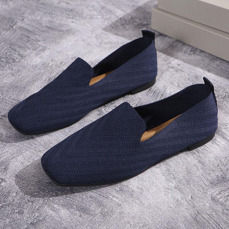 Fashion European and American Single Shoes 2024 New Simple Solid Color One Foot Shallow Mouth Daily Single Shoes for Women Zapatos Mujer