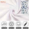 Summer Ocean Beach Towel, Shells Starfish Print Quick Dry Absorbent Soft Microfiber for Swimming Camping Sea Vacation