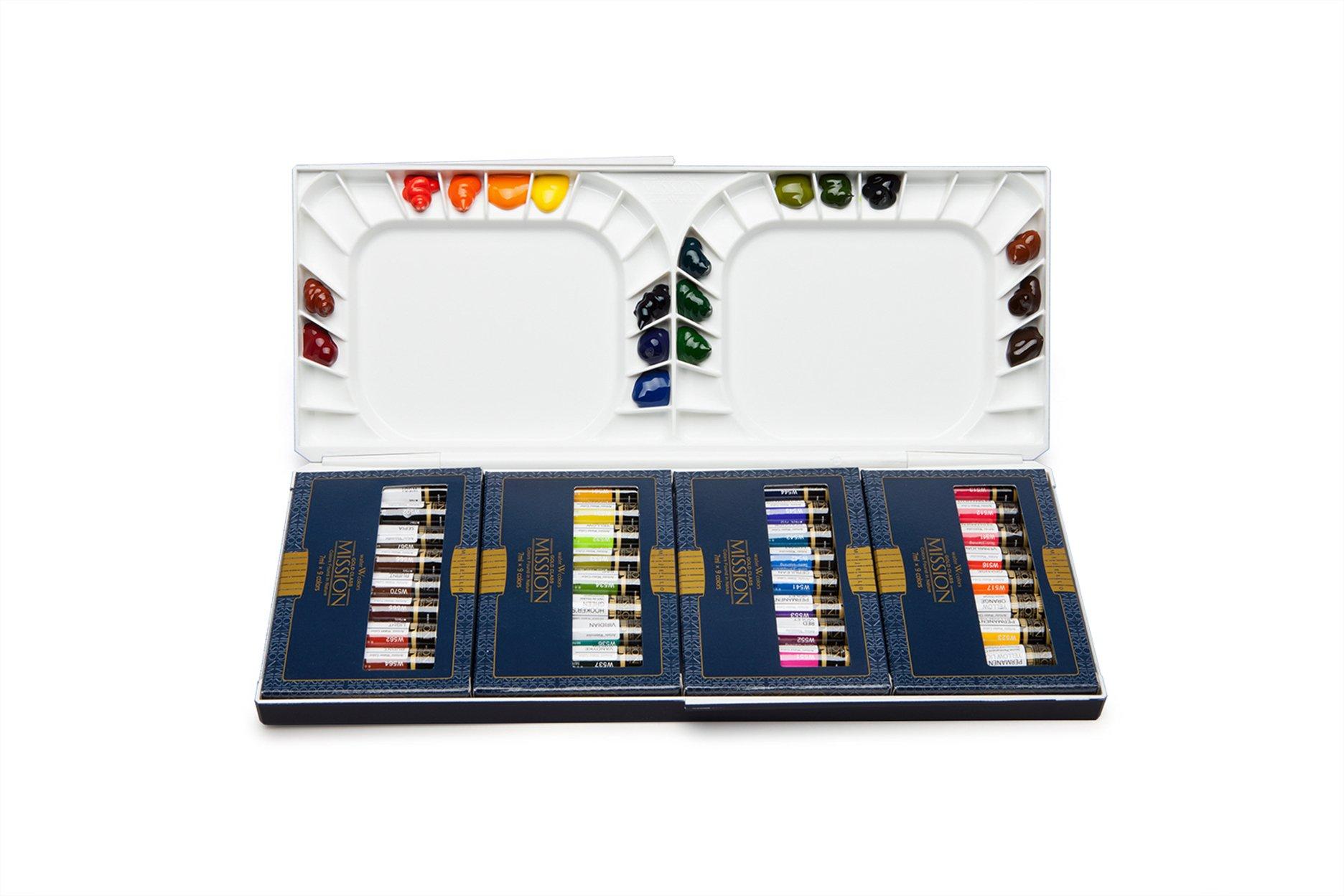 

Mission Gold Water Color Palette 36 Colors by Mijello Mission Gold Class Set,