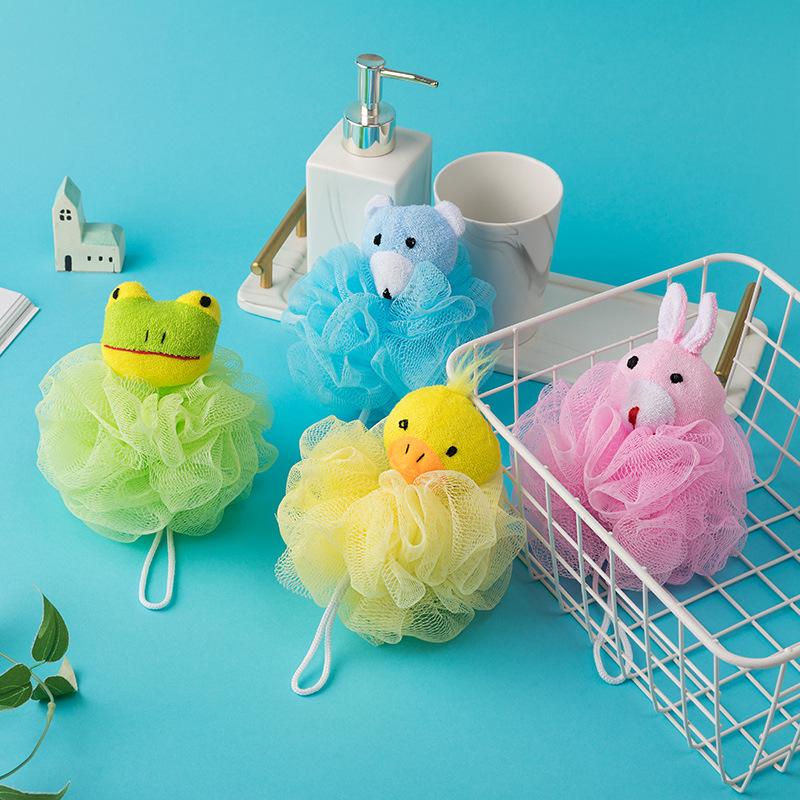 Super Soft Animal Cartoon Bath Sponge - Little Bear, Duck, Rabbit Design
