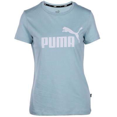 Logo Print Sporty Casual Round Neck Short Sleeve T-Shirt Women Tops Blue 682247-25