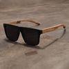 Multicolored Walnut Half-Frame Non-Prescription Glasses, Ultra-Lightweight, with a PC Frame And AC Lenses, Stylish Eyewear