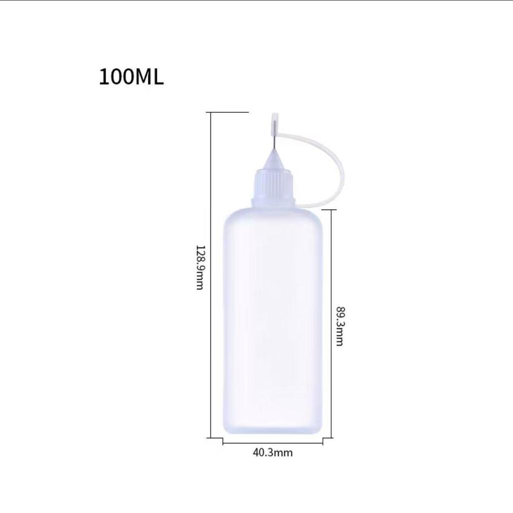 Quetschflasche aus PE-Kunststoff mit Loch für die Dosierung von ätherischen Ölen, Farben und Nadeln