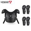 Kids Motorcycle Armor Jacket With Elbow Shoulder Shin Protection Cycling BMX Dirt Bike Off-Road Racing