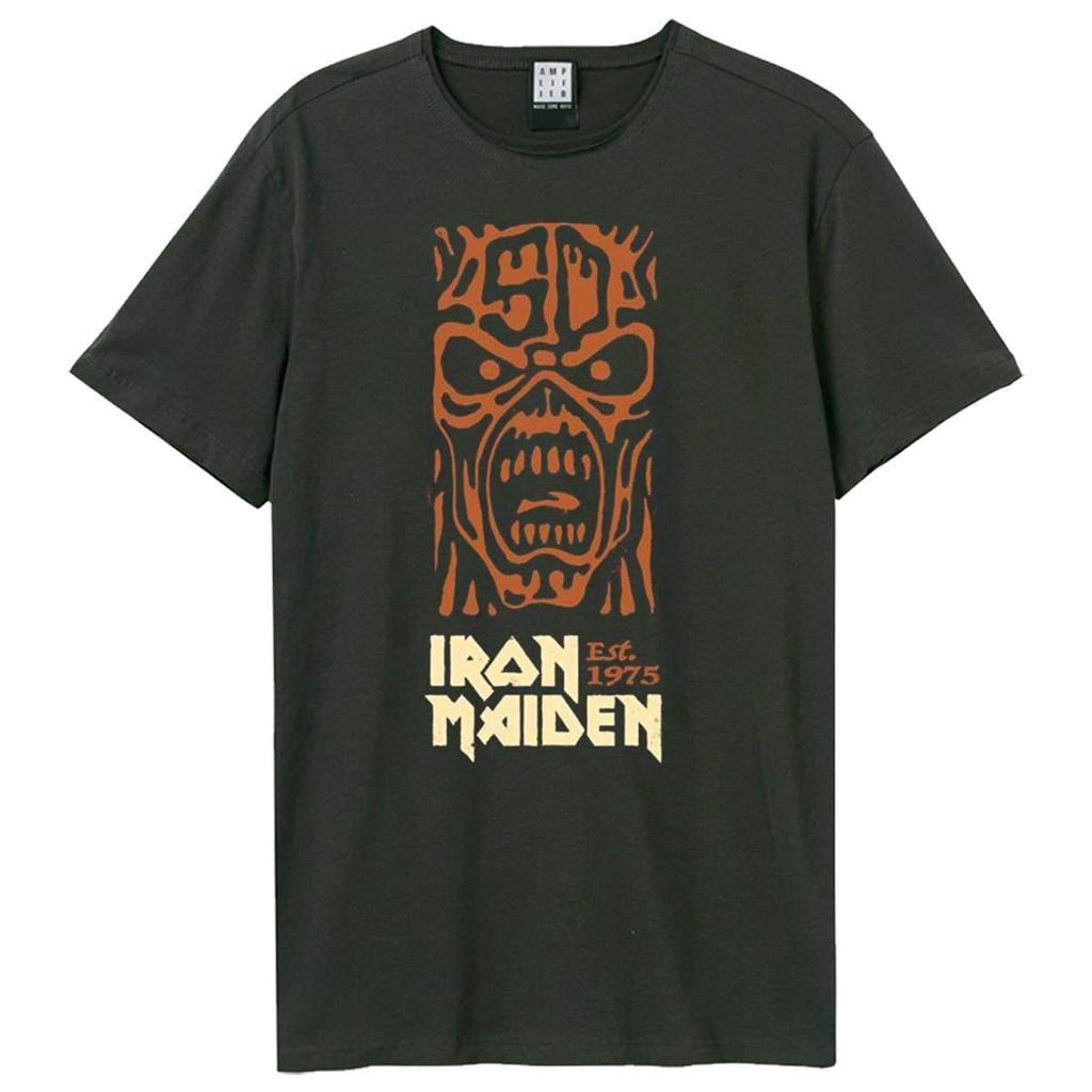 Amplified Mens 50th Totem Pole Iron Maiden T-Shirt