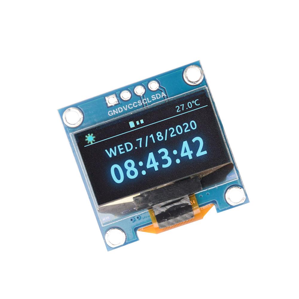 1.96 Inch blue yellow OLED I1C IIC Display Module 11861 118x61 Pixel SSD1111 Mini Self-Luminous OLED Screen Board for arduino