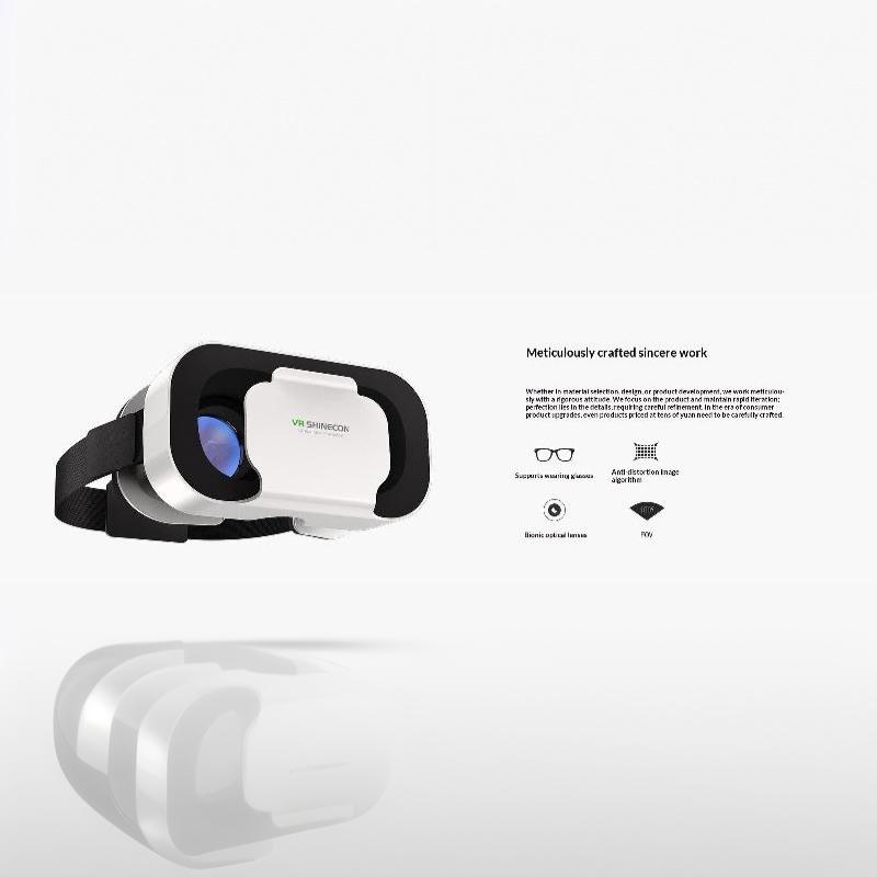 3D Glasses Breathable Sponge Pad Comfortable Long Wear Virtual Reality Goggles for Most Phones for Party Gaming Use