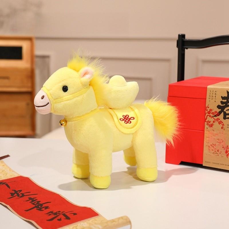 Traditional Horse Plush Doll With Soft Plush Material For Celebrations And Home Decoration