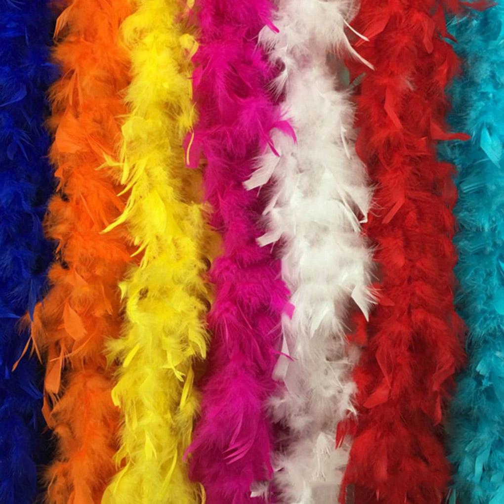 2M Feather Strip Fluffy Craft Costume Fancy Dress Wedding Party Decor