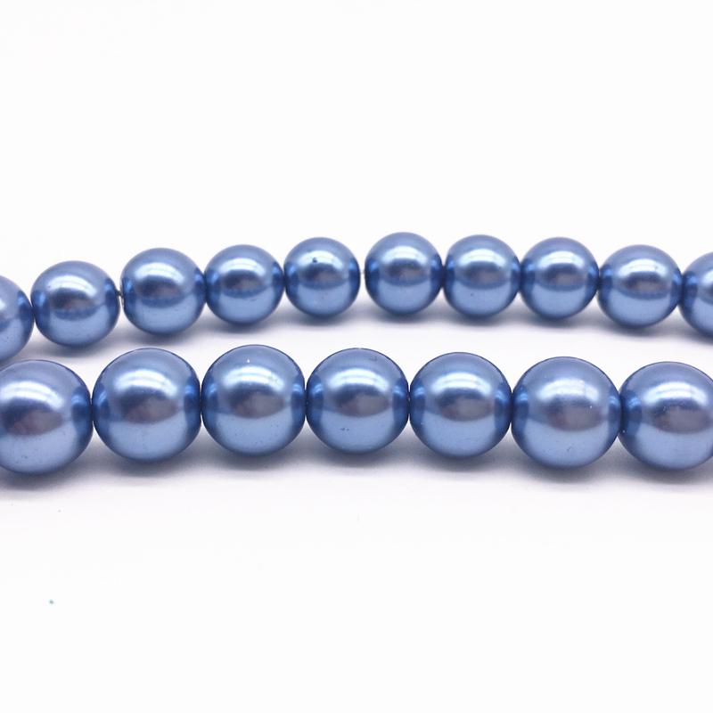 NEW 4/6/8/10mm Round Beads Loose Glass Pearl Spacer Charm Beads for Jewelry Making Diy Handmade Bracelet Accessories