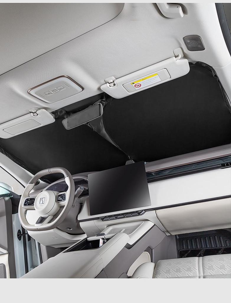 Zeekr 001/7X Auto-Windschutzscheiben-Sonnenschutz - Doppellagiger Sonnenschutz und Wärmeisolierung Blackout