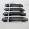 New Car ABS Carbon Accessories Plated Door Handle Cover Trim Paste Style For TOYOTA Prius C Priusc AQUA Hybrid 2012 2014 2018