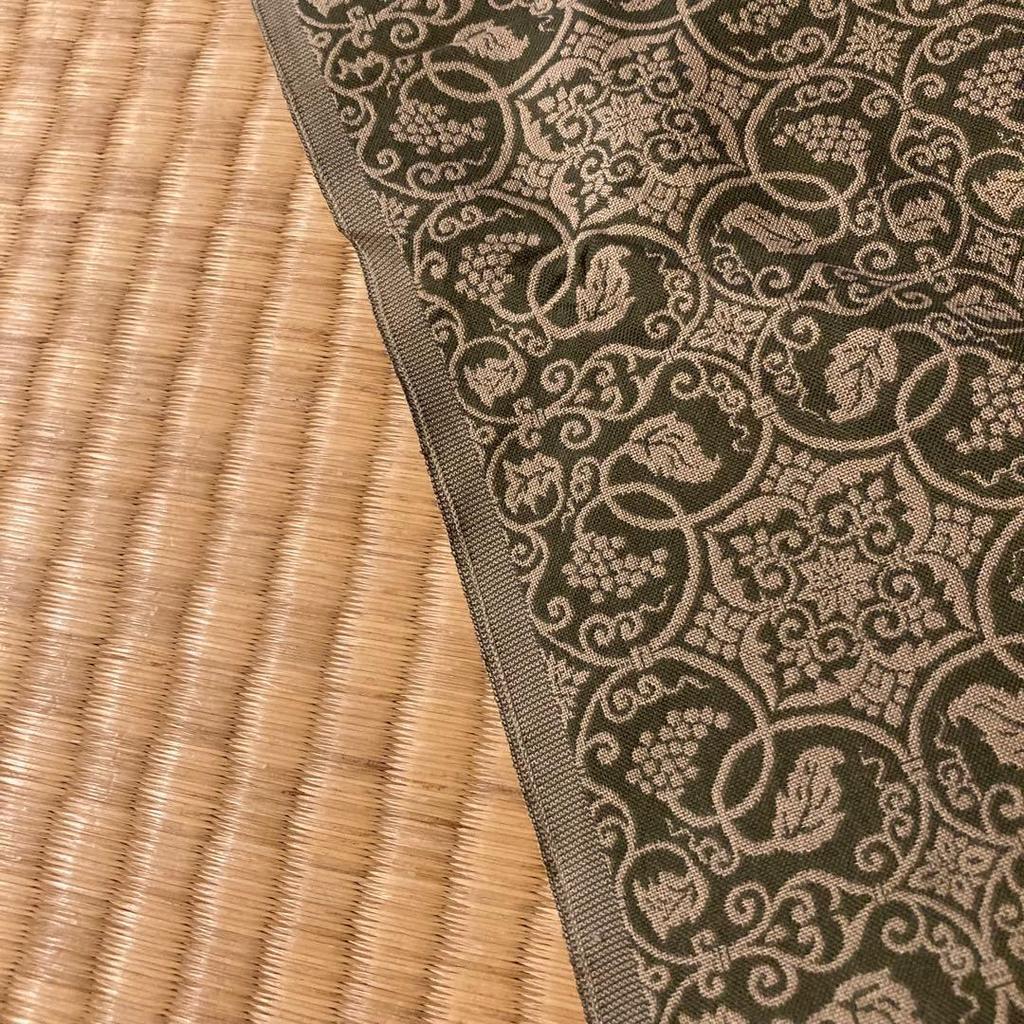 Used Ueha Kigyo Large-sized Furoshiki Ancient Ripse Folded Grape Arabesque Fabric Kimono Japanese Pattern Furoshiki Cotton