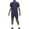 Nike T-shirt da uomo Blu scuro Girocollo Vestibilità dritta moderata CU4990-451