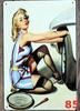 Donley Tin Sign American Beauty 5-Piece Set Wall Plate Retro Goods Interior (garage/car)
