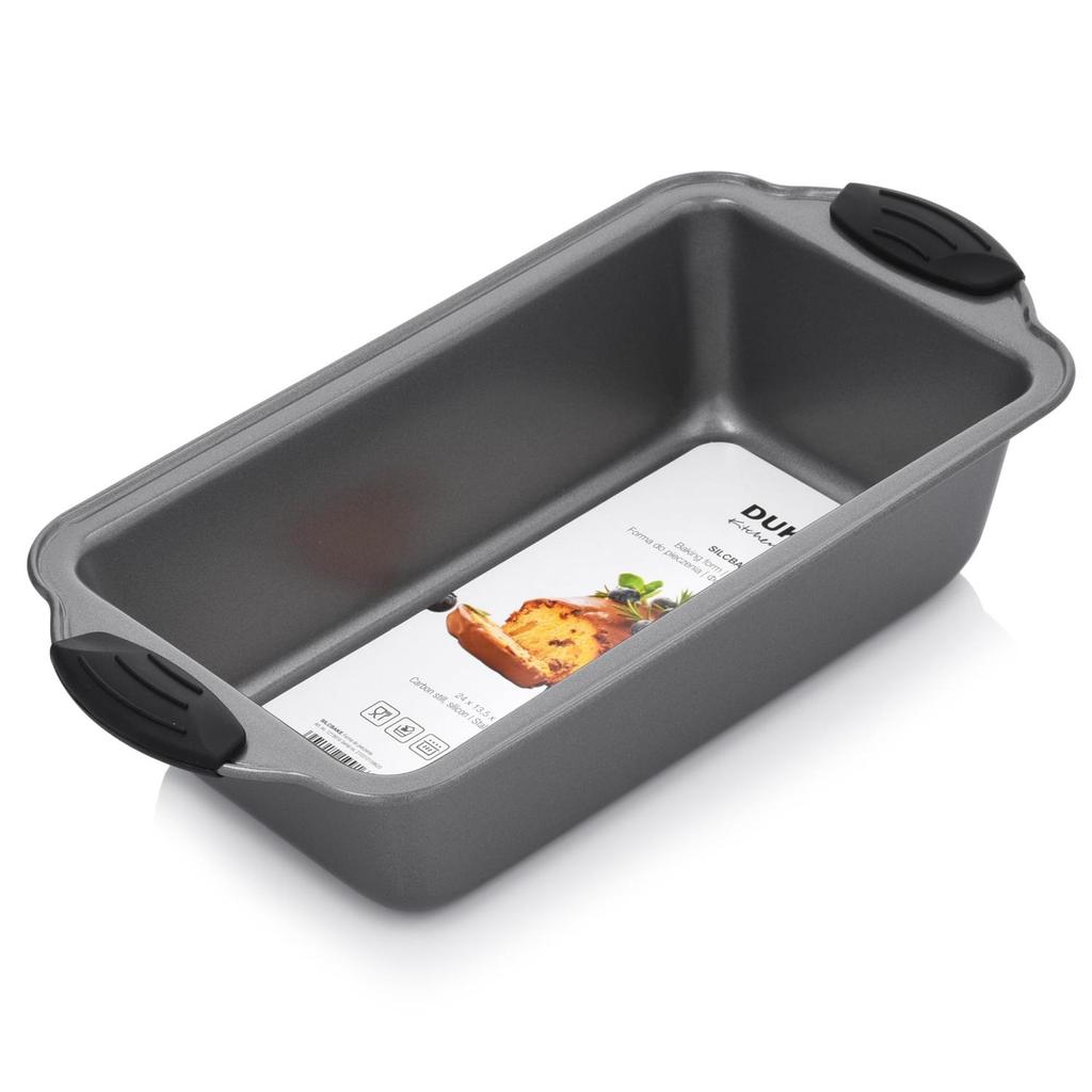 Steel Loaf Pan with Silicone Handles SILC BAKE DUKA