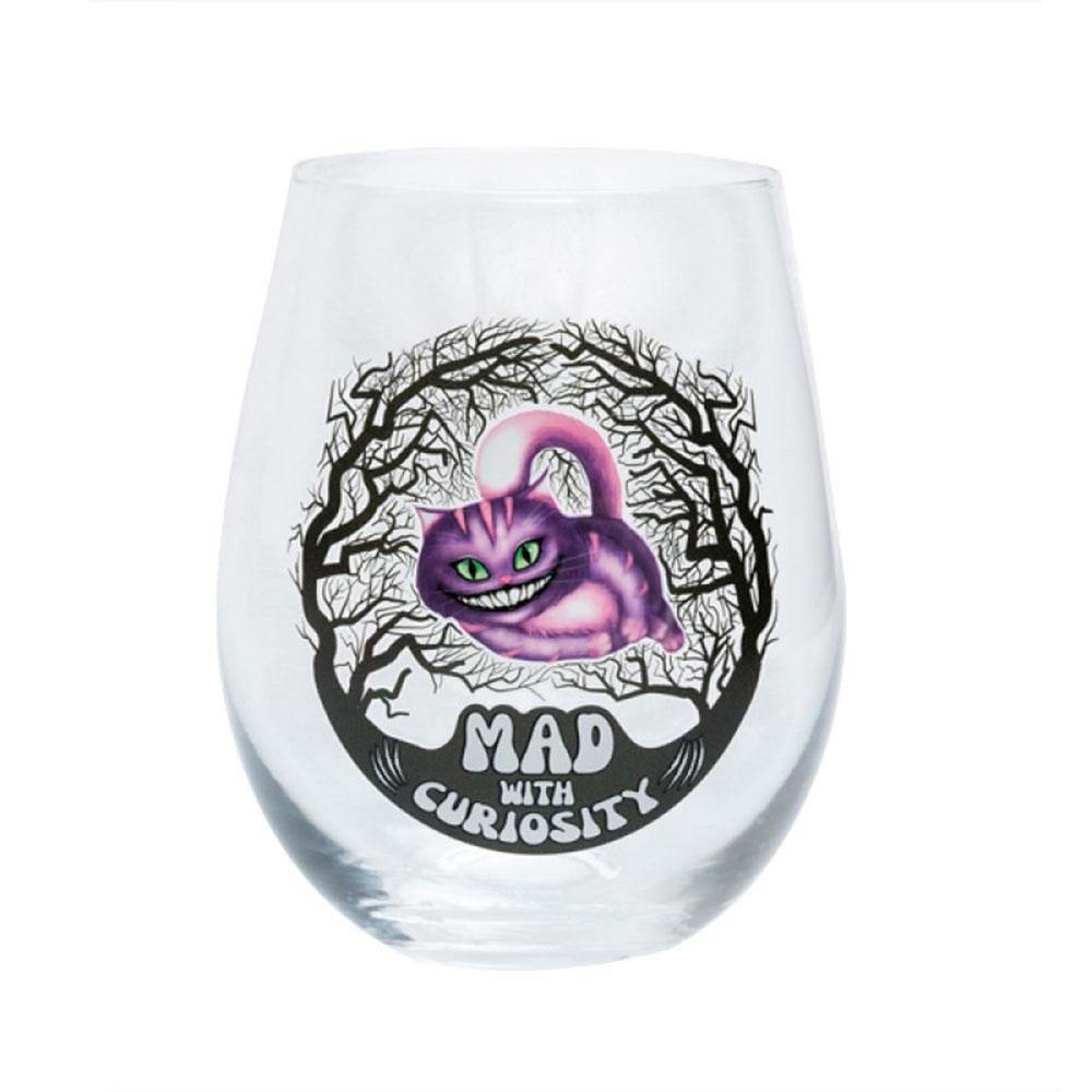 Verre à vin contemporain sans pied (Chat fou)