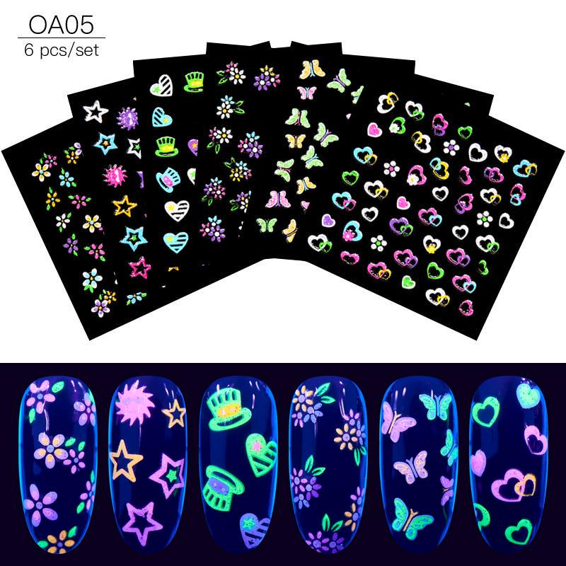 

Наклейка для переноса воды на ногти, линейный цветочный узор, украшения для ногтей, слайдер для маникюра