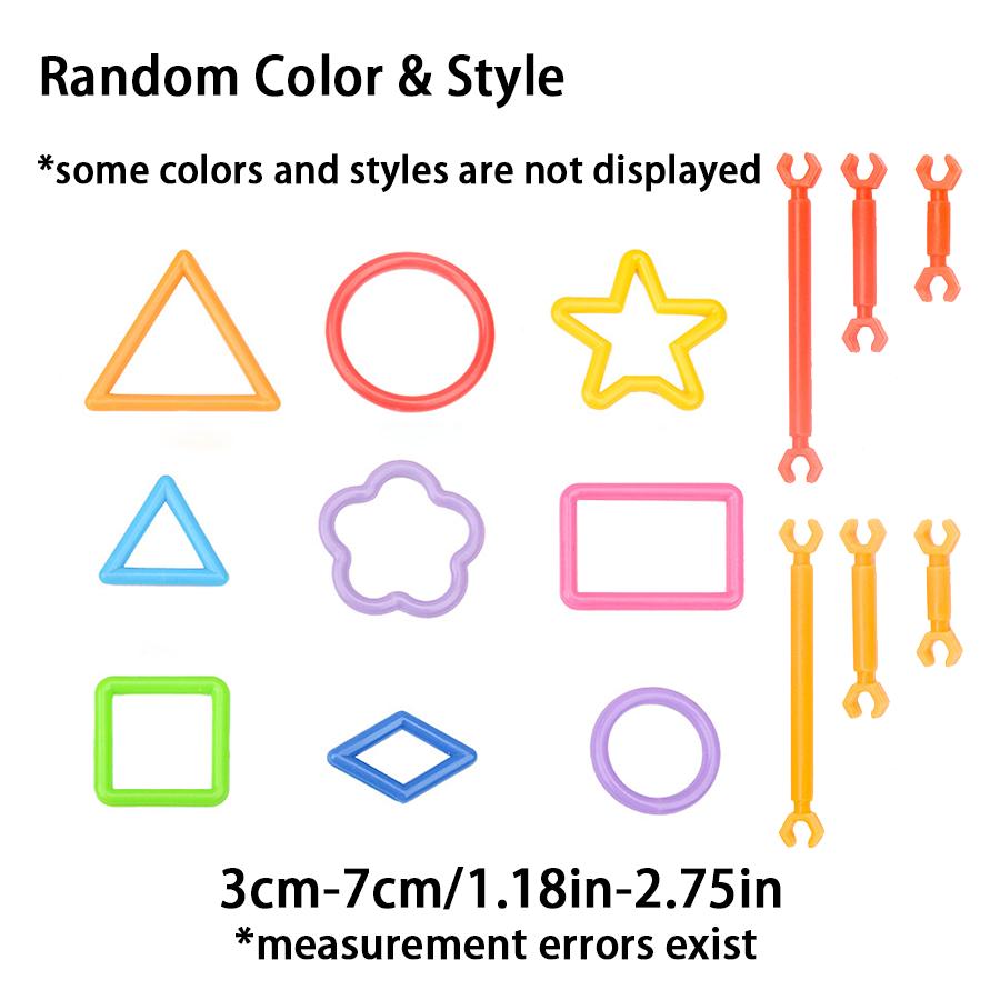 65/130pcs Building Block Sticks Interactive Game DIY Splicing Assembling Handicrafts Supplies Creative Magic Birthday Gift XJM