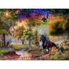 Diamond Horse 5d Painting Diy Mosaic Animal Diamond Embroidery Cross Stitch Full Squareround Drill Home Decor Christmas Gift