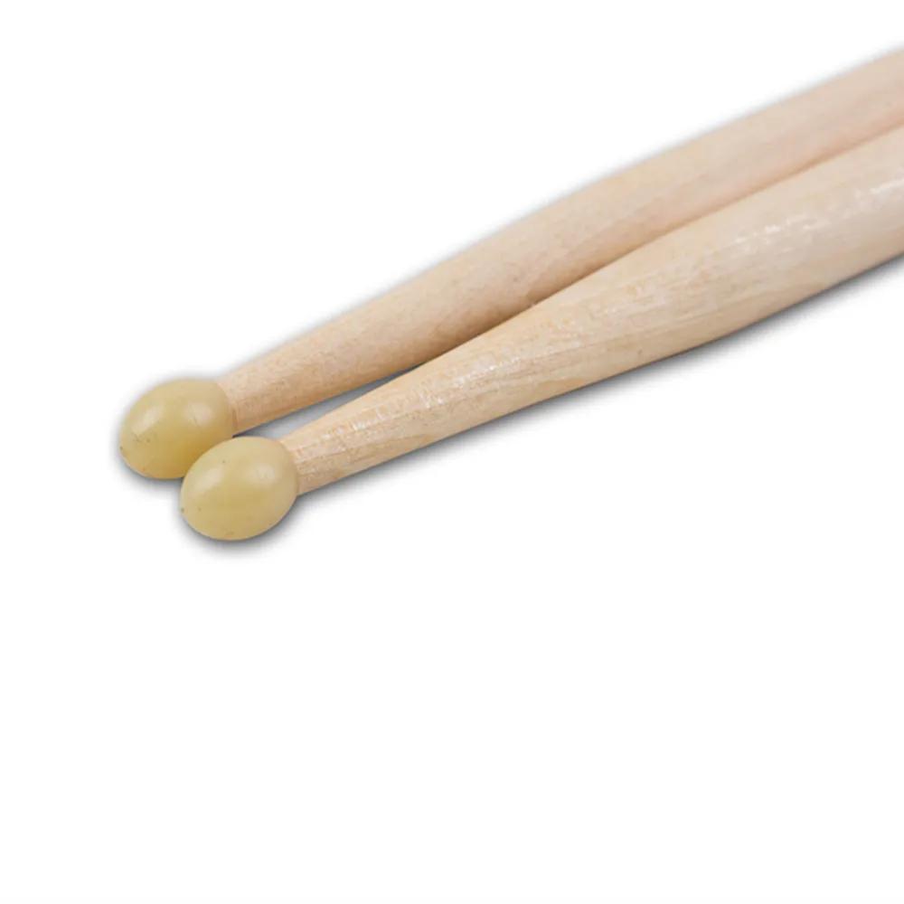 IRIN 1 Pair Drumsticks 5A 7A Maple Wood Drum Sticks Electronic Drum Rack Nylon Tip Drumsticks Percussion Instruments Parts