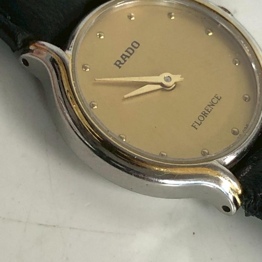 Used RADO Watch Silver Men's Quartz Stainless Steel Strap Analog Date [Genuine Product] Popular Model