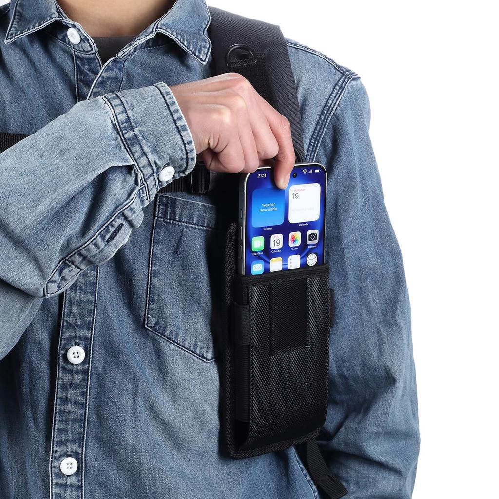 Multifunction MOLLE Tactical Mobile Phone Bag Outdoor Camping Travel Waist Hanging Small Bag EDC Pouch Backpack Accessories