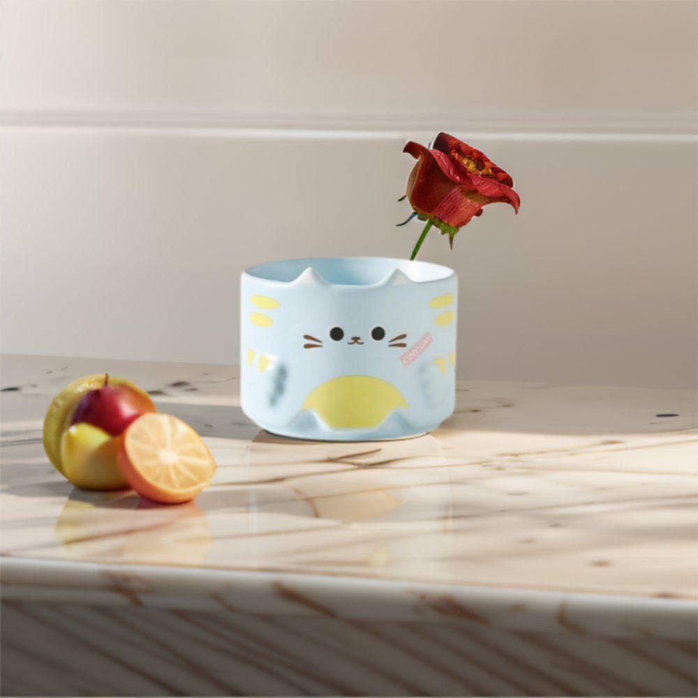 Ceramic Water Cup Cute Tea Drinking Cup Drinkware Cat Mark Cup Gift