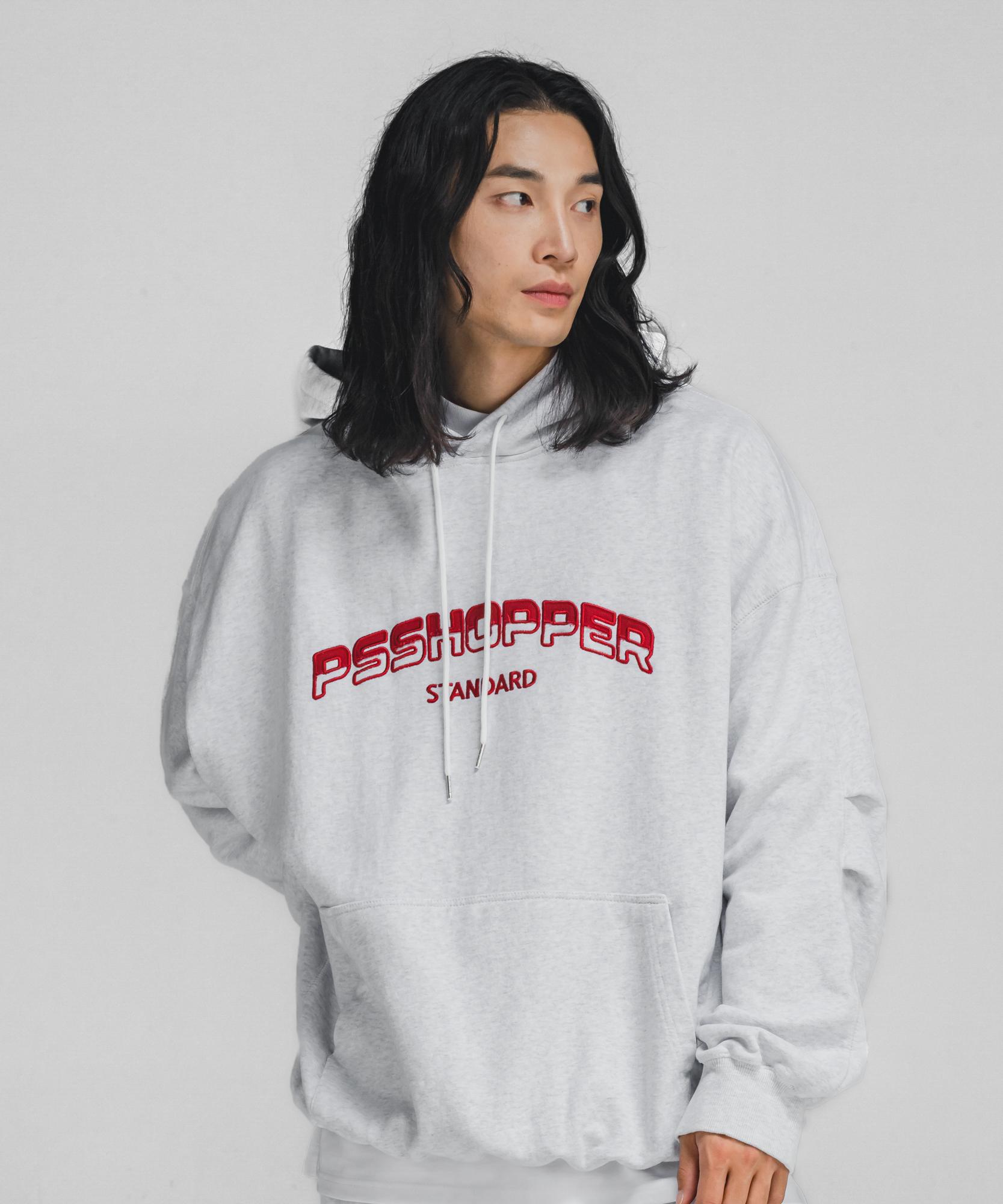 Ps Shopper Original Washed Hoodie [Melange Grey] Xl