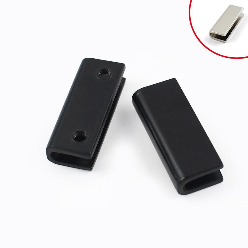 5Pcs 19/25/32/39/52mm Metal Buckles Corner Edges Protector Buckle with Screws Strap Cover Tail Clips Clasp Webbing End Stopper