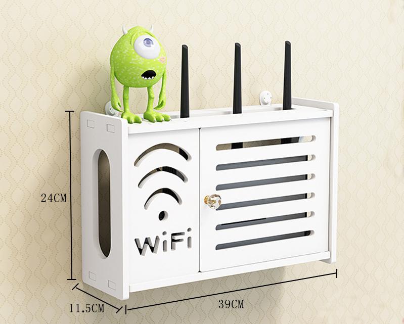 

Стойка для ТВ-приставки для дома, гостиной, настенный кронштейн для блокировки Wi-Fi, ящик для хранения маршрутизатора без перфорации