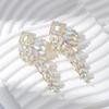 Geometric Alloy Earrings With Colored Zirconia For Wedding And Party Wear