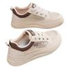 Ladies Sneakers Student New Mesh 2024 Lace Up Height Increasing Breathable Thick Sole Soft Sole and Wear-resistant Casual Shoes