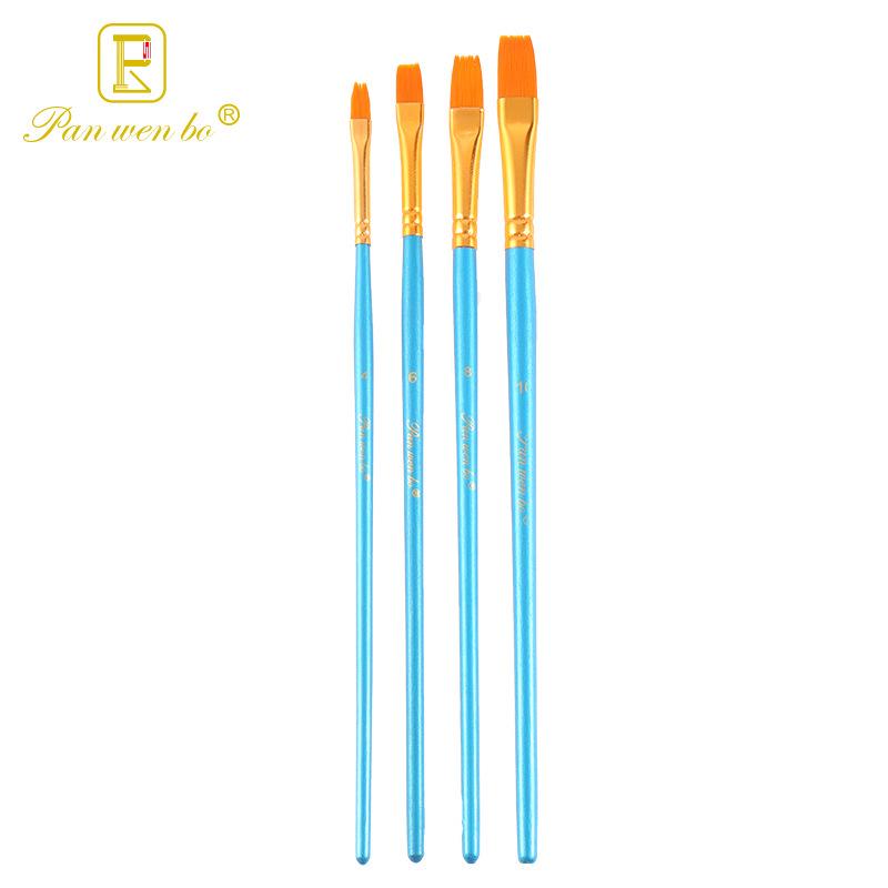 Set di 6 pennelli per pittura in nylon cross-border con gesso ad acqua e materiali artistici fai da te