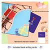 3D Pop-up Birthday Wishes Train Greeting Card
