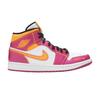 Men's Sneakers Jordan 1 Mid Dia De Los Muertos White/Fuchsia-Orange-Black