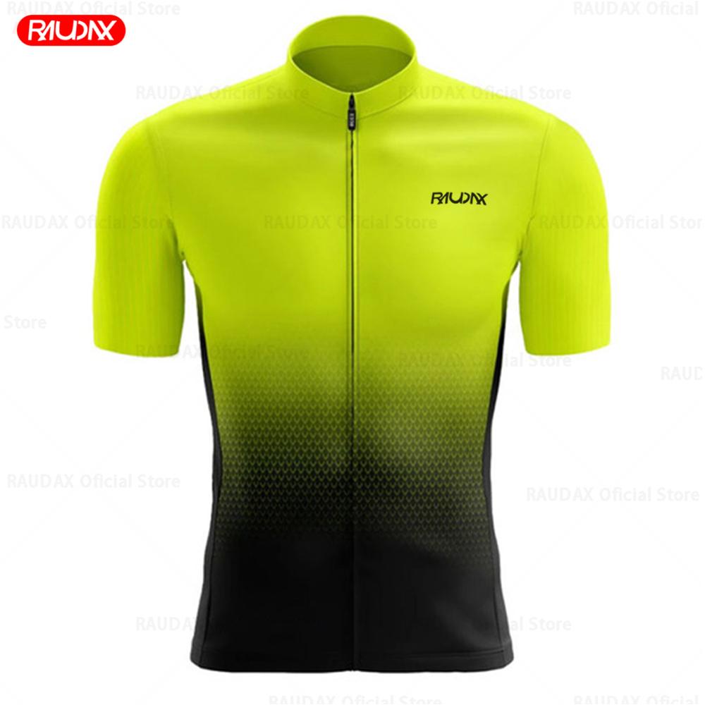 2026 Raudax Cycling Set Man Cycling Jersey Short Sleeve Bicycle Cycling Clothing Kit Mtb Bike Wear Triathlon Suits Maillot Ciclismo
