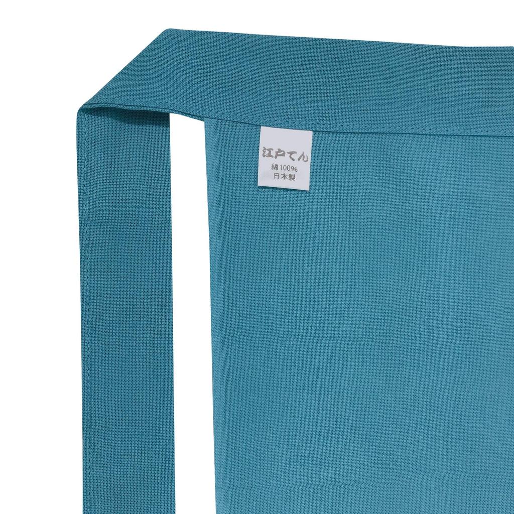 Edoten Men's Etchu Fundoshi (Loincloths) - Nashien-dyed, 100% Cotton, Made In Japan, One Size Fits All, Set of 3, Asagi-iro Plain (Turquoise)