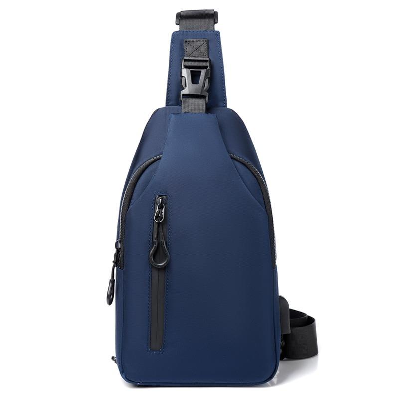 Breast bag Men's messenger bag Casual Oxford cloth bag Backpack shoulder bag Men's bag Chest bag Tide bag