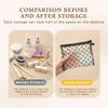 Portable Mesh Makeup Bag Portable Change Headphone Storage Bag Travel Grooming Bag Plush Heart Mouth Red Envelope