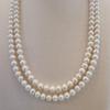 Atria freshwater pearl (small 8mm) double row N necklace JQNNEJJ0006WHF
